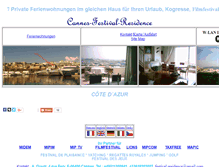 Tablet Screenshot of cannes-fewo.com